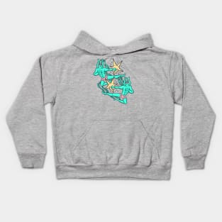 Creature Fight Night Luchador Style Kids Hoodie